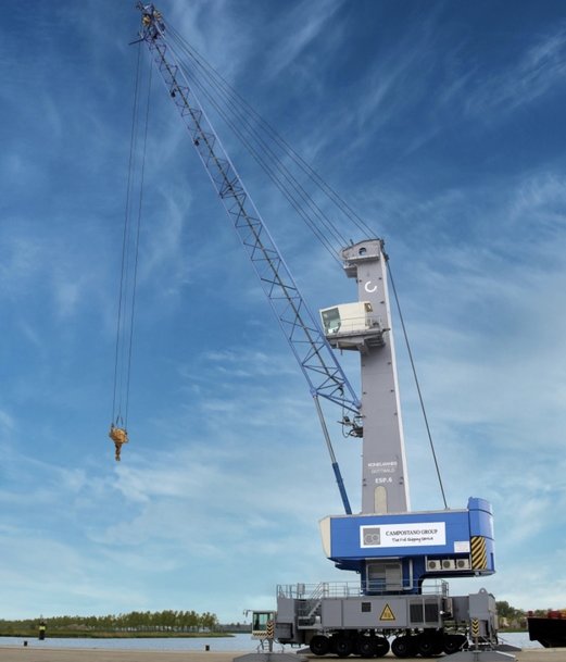 KONECRANES GOTTWALD GENERATION 6 MOBILE HARBOR CRANE UPGRADE FOR CAMPOSTANO ANCHOR IN ITALY 
